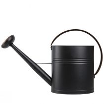 Artikel Deko Gießkanne Vintage Metall Schwarz Olivgrün 60x19x38cm Eyecatcher Balkon Wintergarten