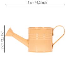 Artikel Deko Gießkannen Übertopf Metall Set 8-teilig, bunt, 16,5x7cm - Ideale Pflanzengefäße für Balkon & Küche