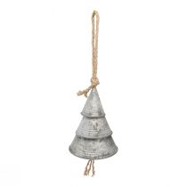 Artikel Nostalgische Zink-Weihnachtsglocken mit Juteschnur H19cm Deko Vintage-Look