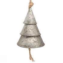Artikel Nostalgische Zink-Weihnachtsglocken mit Juteschnur H19cm Deko Vintage-Look