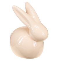 Artikel Deko Hasen aus Keramik in Gelb, Grün und Braun, 3er Set, moderne Osterfigur 8,5x4,5 cm