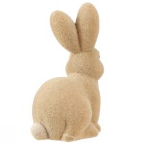 Artikel Deko Hase Sitzend Osterhase Braun Beflockt 22cm – 2. Wahl – Natürliche Frühlingsdeko