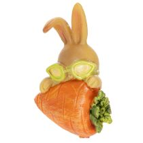 Artikel Polyresin Dekofiguren Hasen mit Möhre 6 cm Innenbereich Ostern