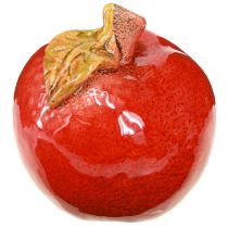 Artikel Deko Keramik Äpfel Herbst Tischdeko Rot Grün Set 4 Stück