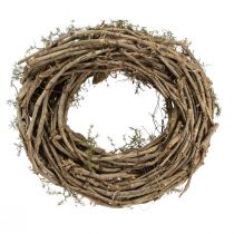 Artikel Natur Deko Kranz mit Zweigen und Zedernzapfen Holzkranz Türkranz Wanddeko Tischdeko Landhaus Boho Ø40cm