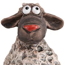 Artikel Deko Schafe Keramik Osterfiguren Braun 13,5cm Set - Charmanter Oster-Dekoartikel
