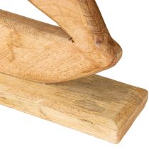 Artikel Deko Segelboot Holz Natur Maritim Tischdeko H57,5cm