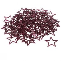 Artikel Glitzer-Deko-Sterne Berry 4,5cm - Festlicher Weihnachtsschmuck 120er-Set