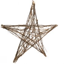 Artikel Weihnachtsstern zum Hängen aus Zweigen, Natürliche Dekoration, 60cm