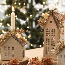 Artikel Deko Sterne beflockt Streudeko Gelb Braun Ø4/5cm 40 St – Perfekte Weihnachtsdeko für Hotel Dekoration