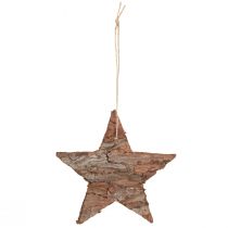 Artikel Piniensterne Natur-Deko 15cm – Hängende Holzsterne für Weihnachten, 4er-Set