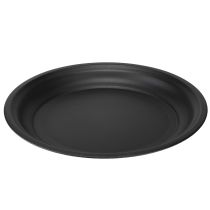 Artikel Deko Teller Metall Schale Dekoteller Anthrazit Ø26cm 2St für modernes Dekor