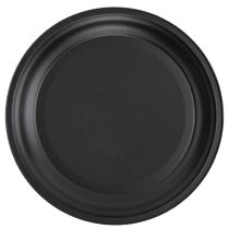 Artikel Deko Teller Metall Schale Dekoteller Anthrazit Ø26cm 2St für modernes Dekor