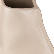 Artikel Deko Vase Keramik Grau Modern Elegant Zeitlos Wohnaccessoire 22×9×22,5cm