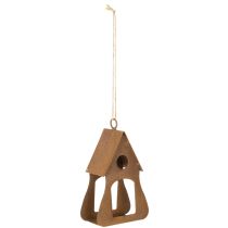 Artikel Deko Vogelhäuschen zum Hängen, Vogelhaus Rost Deko 17,5cm