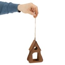 Artikel Deko Vogelhäuschen zum Hängen, Vogelhaus Rost Deko 17,5cm