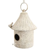 Artikel Deko Vogelhaus Metall zum Hängen – Antik Look Ø15cm H21cm Charmant für Garten Balkon