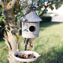 Artikel Deko Vogelhaus Metall zum Hängen – Antik Look Ø15cm H21cm Charmant für Garten Balkon