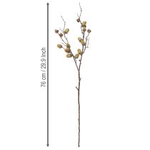 Artikel Deko Zweig Eicheln grün künstlich 80cm Herbstdeko