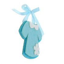 Artikel Deko zur Geburt Filzkleid Blau 7cm 20 St