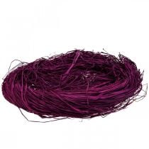 Artikel Deko Bast zum Basteln Naturbast Raffiabast Violett 300g