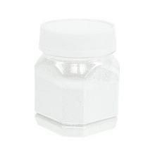 Deko Glitter Weiß 115g