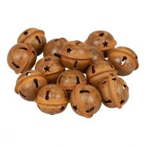 Artikel Deko Glocken Metall Weihnachtsglocken Deko Rost 2cm 24 St
