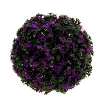 Artikel Deko-Kugel Lila aus Blüten Pflanzenkugel künstlich Ø15cm 1St