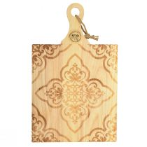 Artikel Deko Schneidebrett rechteckig Mangoholz Tablett 33×29cm