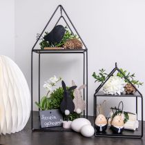 Artikel Deko Vögel Schwarz Holzvögel Holzdeko Frühling 13,5cm 6 St