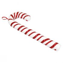 Deko Zuckerstange Weihnachten Schaufensterdekoration Rot Weiß Gestreift H51,5cm