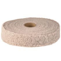 Artikel Dekoband Altrosa Breites Geschenkband Wolloptik 40mm 8m für Dekorateure und Eventplaner