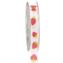Artikel Dekoband mit Erdbeeren Stoffband 15mm x 20m Frühling Sommer Deko