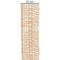 Artikel Dekoband Jute Natur 25mm Juteband Geschenkband rustikal 10m