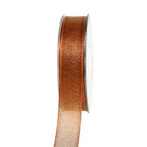 Artikel Dekoband mit Lurexstreifen Kupfer 25mm 20m