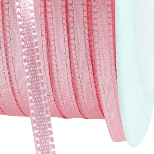 Geschenk- und Dekorationsband 3mm x 50m Pastellrosa