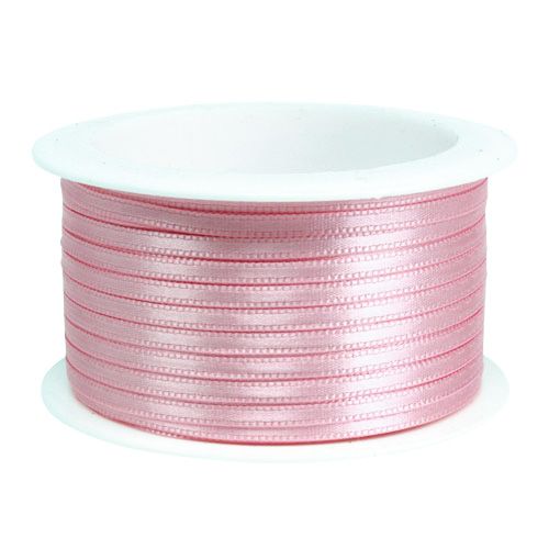 Artikel Geschenkband Satinband Dekoband Pastellrosa 3mm 50m für Floristen und Blumengeschäfte