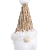Artikel Deko-Hänge-Wichtel Weiß Braun Skandi-Charme 11cm 3er-Set für Floristen