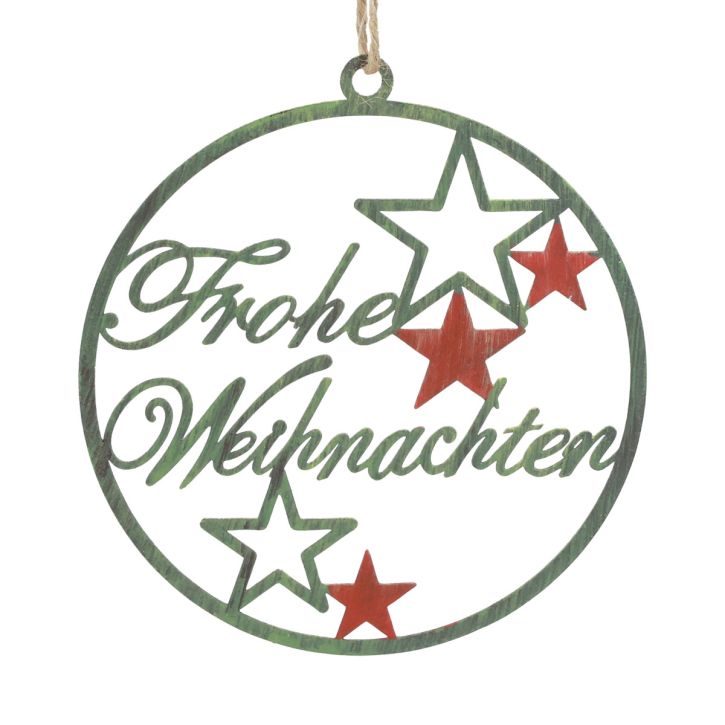 Dekohänger Weihnachten Frohe Weihnachten Ø10,5cm 3St