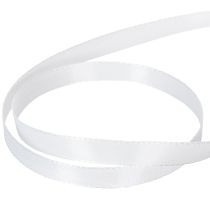 Artikel Dekorationsband Taftband Band Weiß 10mm 50m