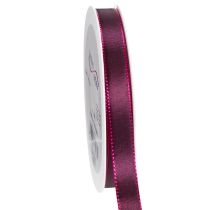 Artikel Geschenkband Taft 15mm x 50m Berry für floristische Dekoration