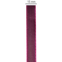 Artikel Geschenkband Taft 15mm x 50m Berry für floristische Dekoration