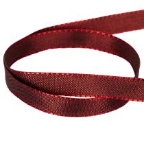 Artikel Dekoband Taftband 10mm x 50m Bordeauxrot für Geschenkverpackung und Dekoration