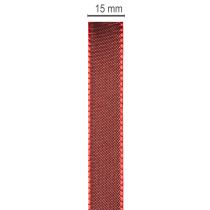 Artikel Taftband Bordeauxrot 15mm x 50m für Dekoration und Floristik