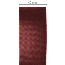 Artikel Taftband Rot 40mm x 50m für Dekoration und Floristik