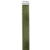 Artikel Dekoband Taftband 10mm x 50m Moosgrün für Geschenkverpackungen
