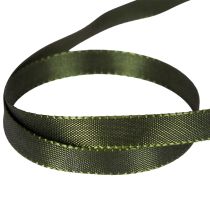 Artikel Dekoband Taftband 10mm x 50m Moosgrün für Geschenkverpackungen