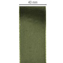 Artikel Satinband Taft Grün 40mm x 5m für Geschenkverpackung und Dekoration