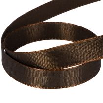 Artikel Taftband Braun 15mm x 10m für Dekoration und Verpackung