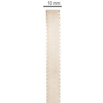 Artikel Geschenkband Stoff Beige 10mm x 50m für Verpackungen und Dekoration